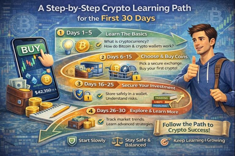 A Step-by-Step Crypto Learning Path for the First 30 Days